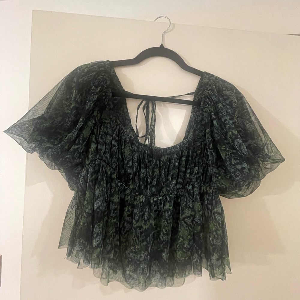 Free People mesh top size Small